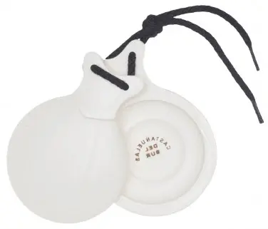 Professional White Glass Castanets | FlamencoExport